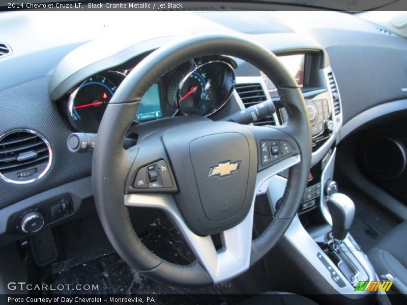 Black Granite Metallic / Jet Black 2014 Chevrolet Cruze LT