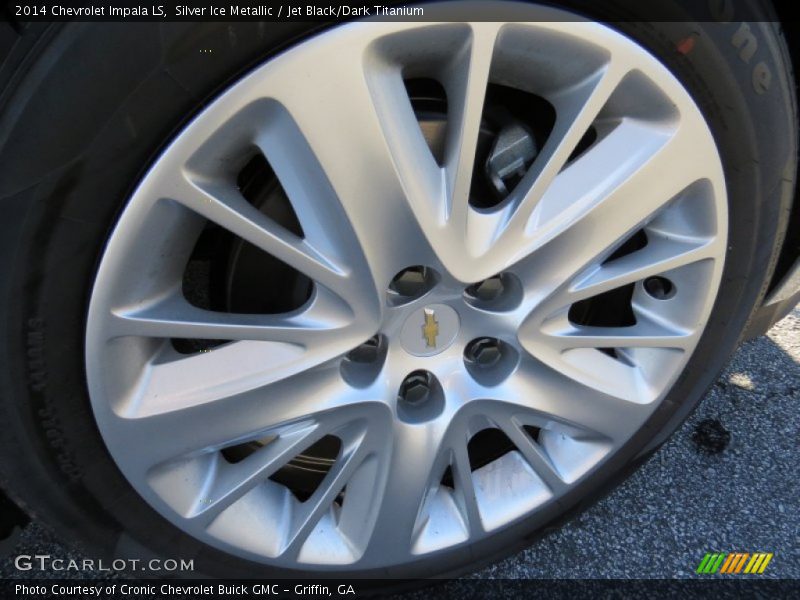 Silver Ice Metallic / Jet Black/Dark Titanium 2014 Chevrolet Impala LS