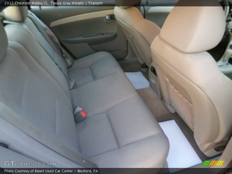 Taupe Gray Metallic / Titanium 2012 Chevrolet Malibu LS