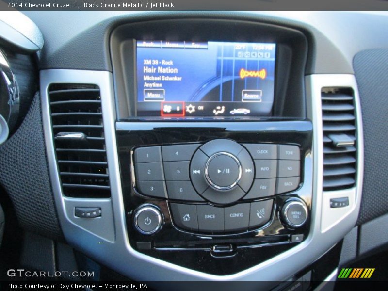 Black Granite Metallic / Jet Black 2014 Chevrolet Cruze LT