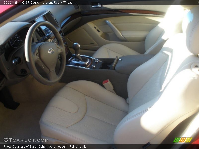Vibrant Red / Wheat 2011 Infiniti G 37 Coupe