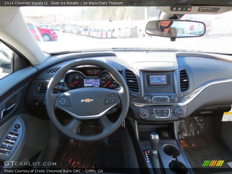 Silver Ice Metallic / Jet Black/Dark Titanium 2014 Chevrolet Impala LS