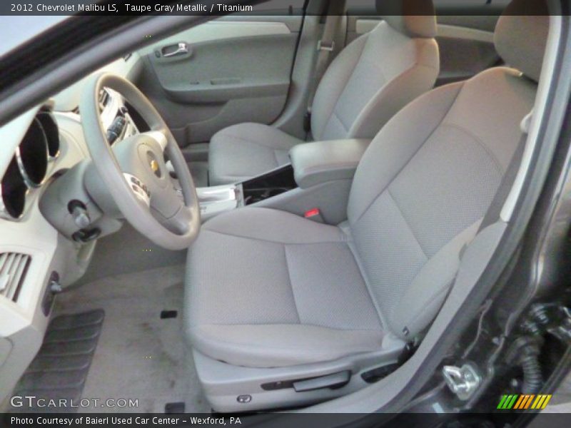 Taupe Gray Metallic / Titanium 2012 Chevrolet Malibu LS