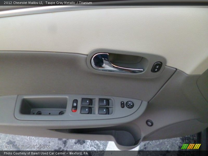 Taupe Gray Metallic / Titanium 2012 Chevrolet Malibu LS