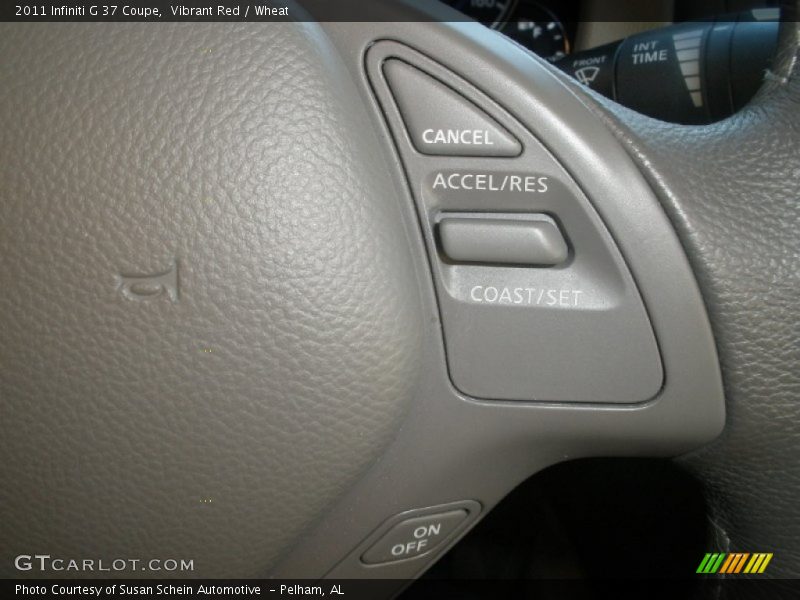 Vibrant Red / Wheat 2011 Infiniti G 37 Coupe