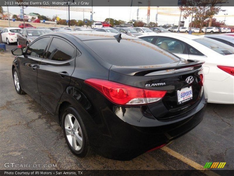 Midnight Black / Gray 2013 Hyundai Elantra GLS