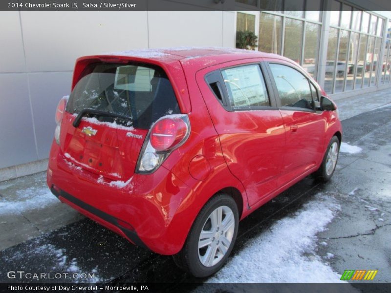 Salsa / Silver/Silver 2014 Chevrolet Spark LS