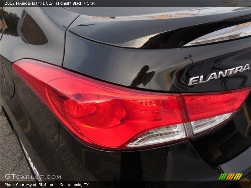 Midnight Black / Gray 2013 Hyundai Elantra GLS