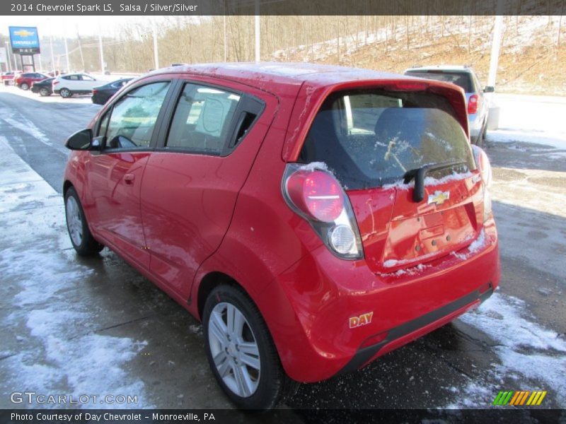 Salsa / Silver/Silver 2014 Chevrolet Spark LS