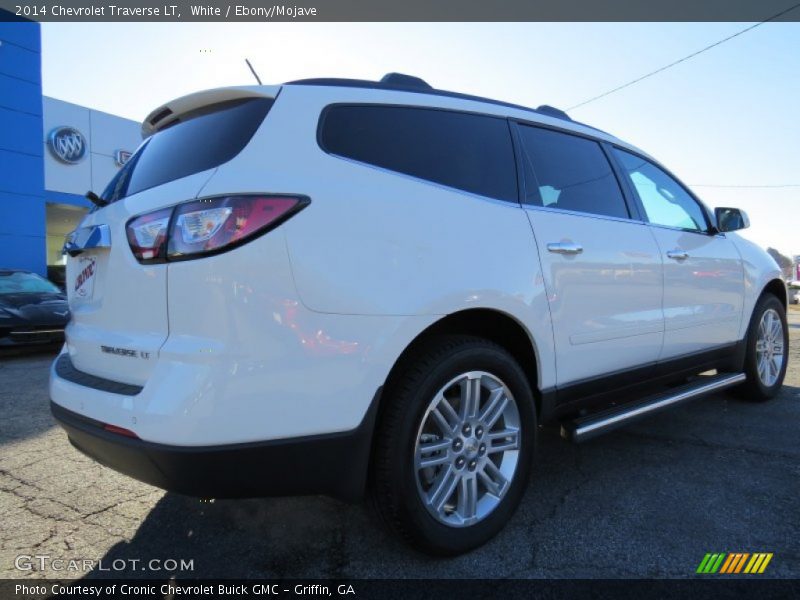 White / Ebony/Mojave 2014 Chevrolet Traverse LT