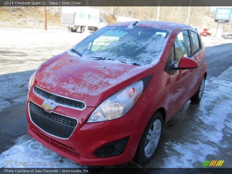 Salsa / Silver/Silver 2014 Chevrolet Spark LS