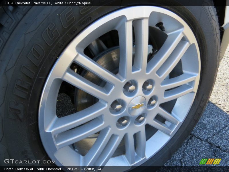 White / Ebony/Mojave 2014 Chevrolet Traverse LT