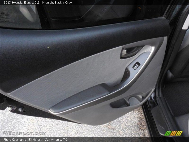 Midnight Black / Gray 2013 Hyundai Elantra GLS