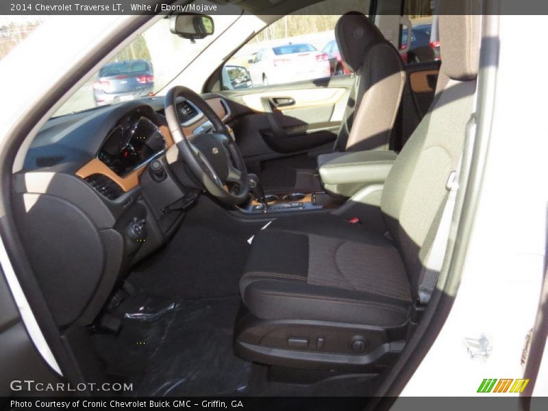 White / Ebony/Mojave 2014 Chevrolet Traverse LT
