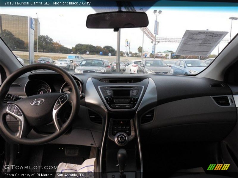 Midnight Black / Gray 2013 Hyundai Elantra GLS