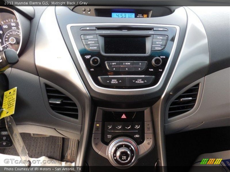 Midnight Black / Gray 2013 Hyundai Elantra GLS