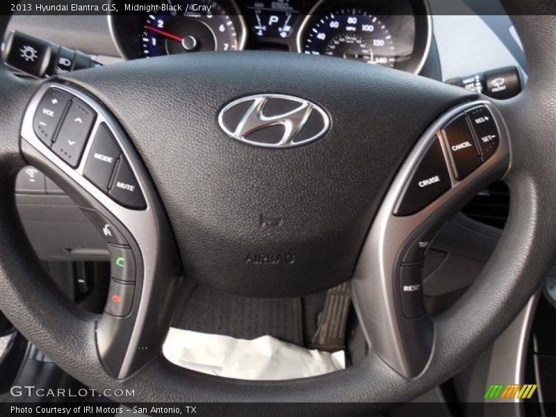 Midnight Black / Gray 2013 Hyundai Elantra GLS