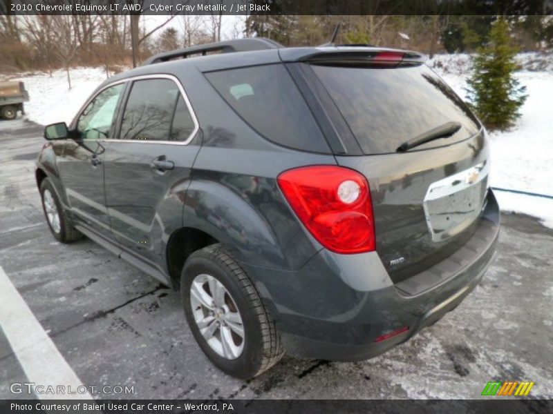 Cyber Gray Metallic / Jet Black 2010 Chevrolet Equinox LT AWD