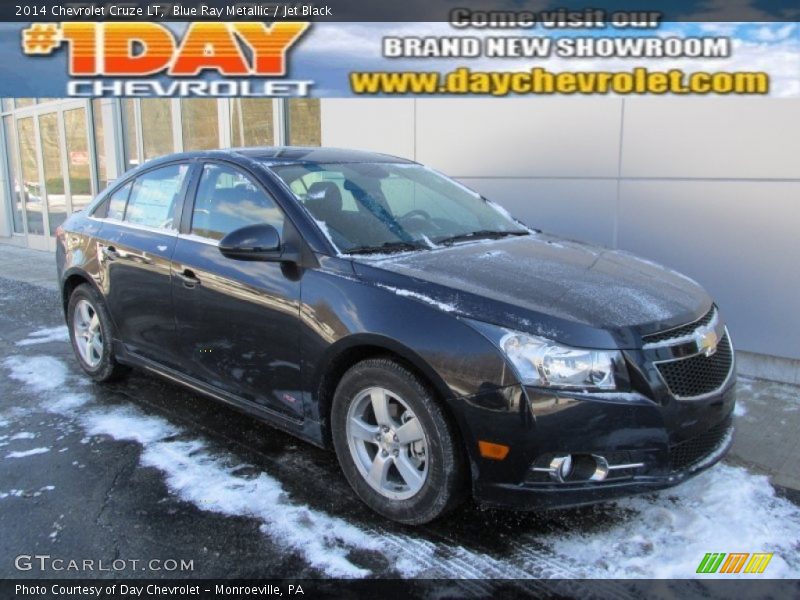 Blue Ray Metallic / Jet Black 2014 Chevrolet Cruze LT