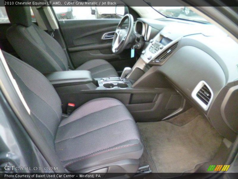 Cyber Gray Metallic / Jet Black 2010 Chevrolet Equinox LT AWD