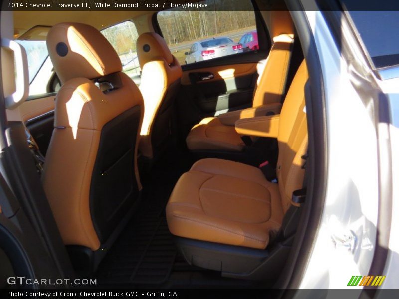 White Diamond Tricoat / Ebony/Mojave 2014 Chevrolet Traverse LT