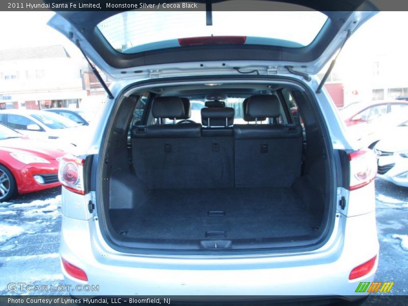 Moonstone Silver / Cocoa Black 2011 Hyundai Santa Fe Limited