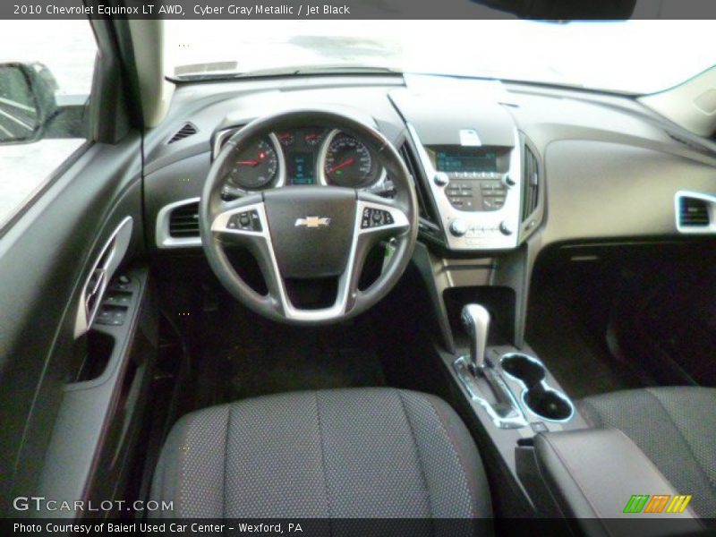 Cyber Gray Metallic / Jet Black 2010 Chevrolet Equinox LT AWD