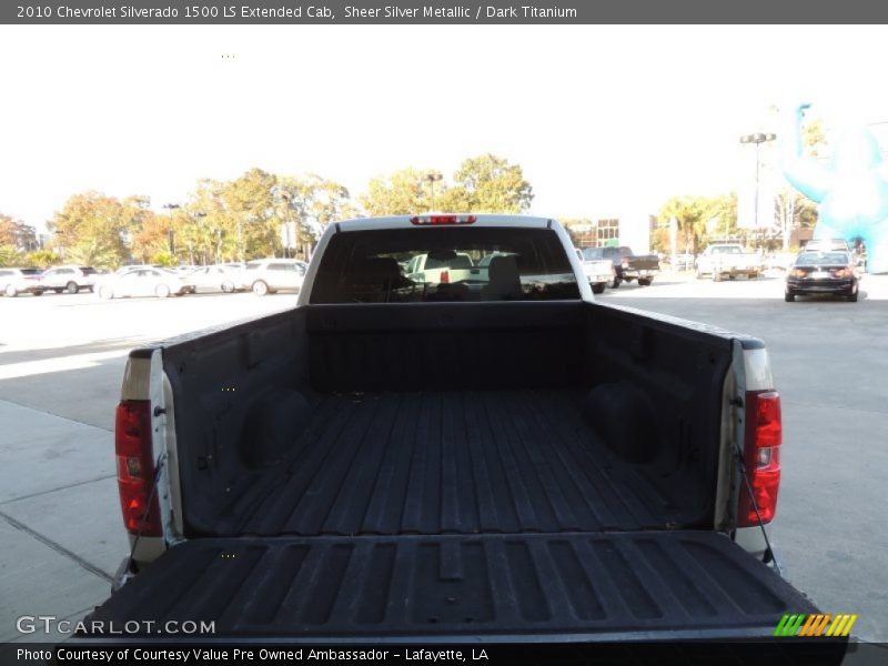 Sheer Silver Metallic / Dark Titanium 2010 Chevrolet Silverado 1500 LS Extended Cab