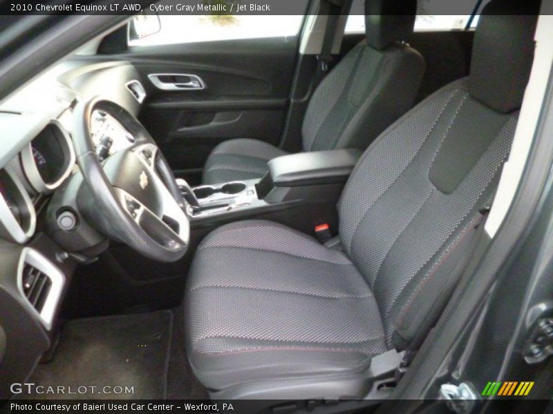 Cyber Gray Metallic / Jet Black 2010 Chevrolet Equinox LT AWD