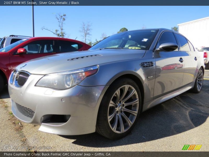 Silver Gray Metallic / Black 2007 BMW M5 Sedan