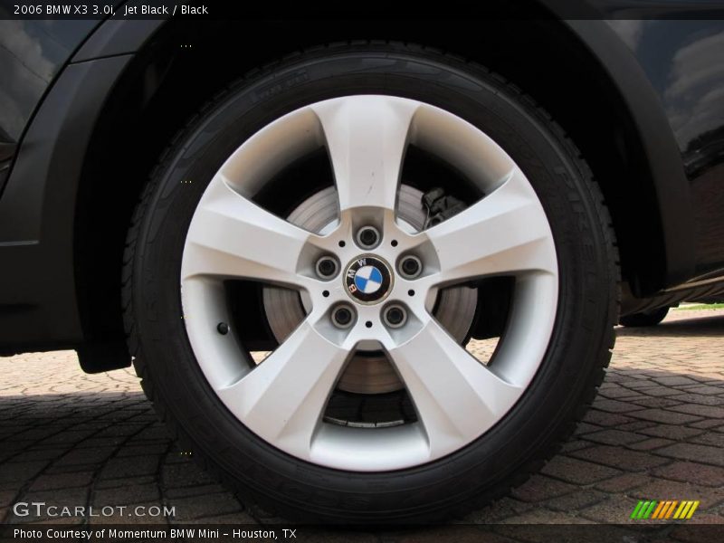 Jet Black / Black 2006 BMW X3 3.0i