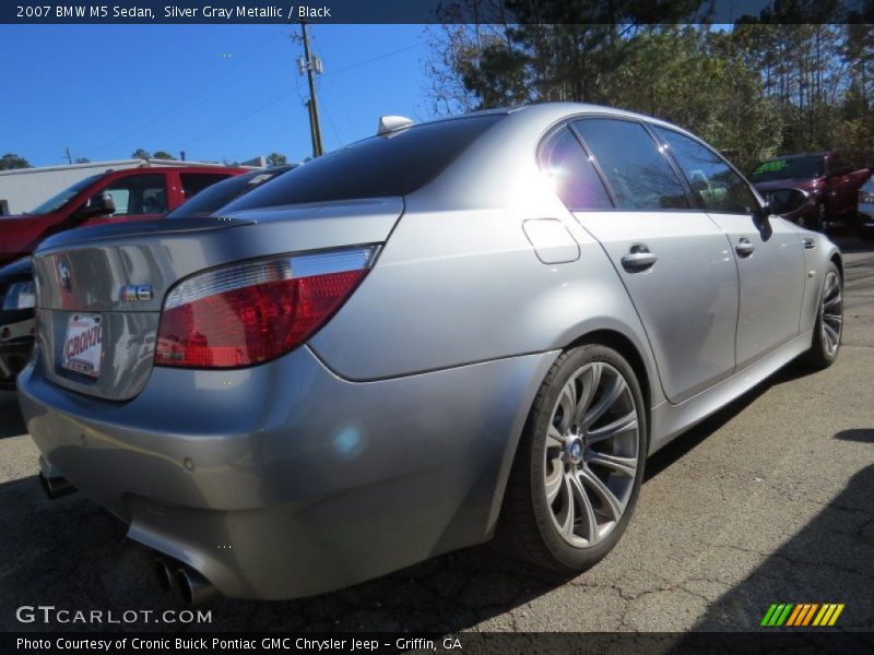 Silver Gray Metallic / Black 2007 BMW M5 Sedan