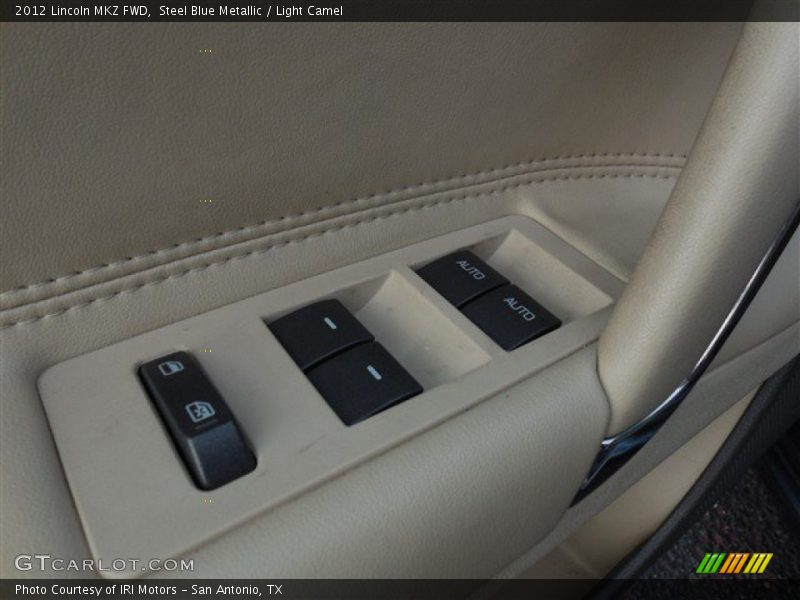Steel Blue Metallic / Light Camel 2012 Lincoln MKZ FWD
