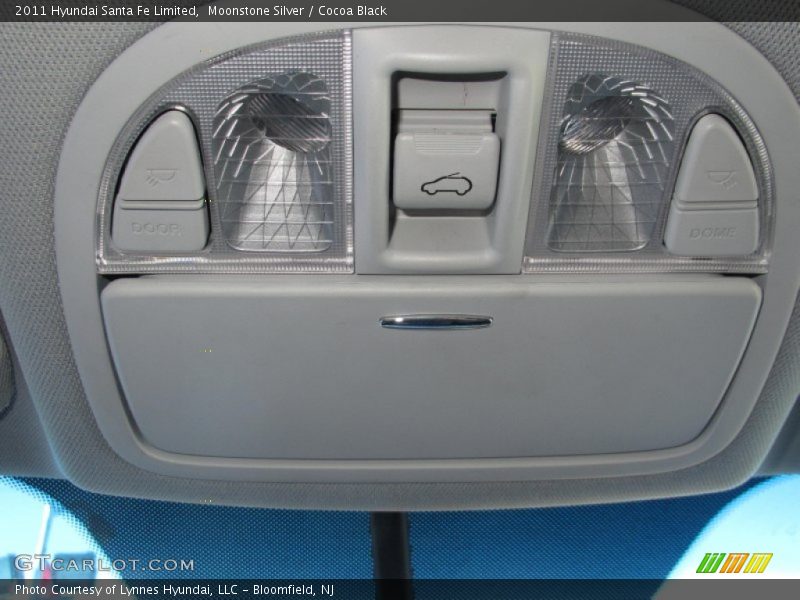 Moonstone Silver / Cocoa Black 2011 Hyundai Santa Fe Limited