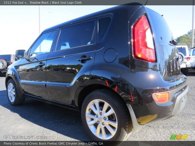 Shadow Black / Black Soul Logo Cloth 2012 Kia Soul +