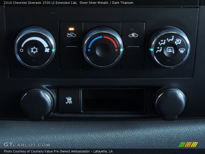 Sheer Silver Metallic / Dark Titanium 2010 Chevrolet Silverado 1500 LS Extended Cab