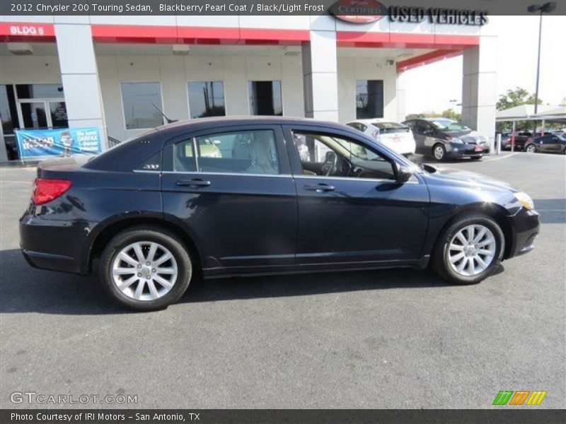 Blackberry Pearl Coat / Black/Light Frost 2012 Chrysler 200 Touring Sedan