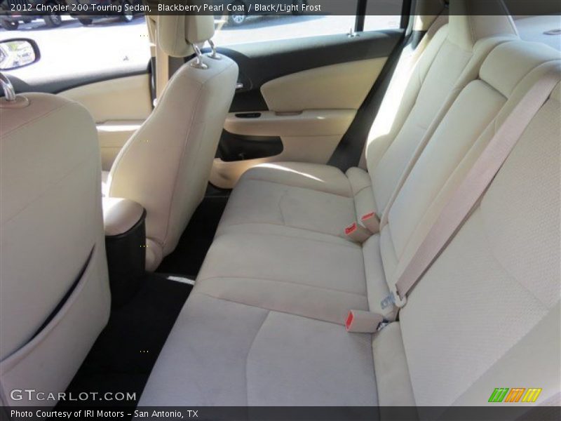 Blackberry Pearl Coat / Black/Light Frost 2012 Chrysler 200 Touring Sedan