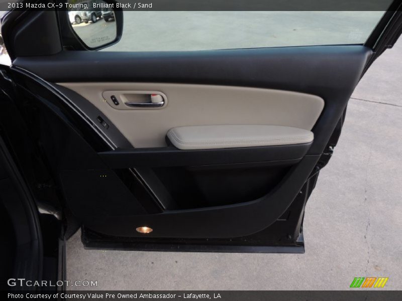 Brilliant Black / Sand 2013 Mazda CX-9 Touring