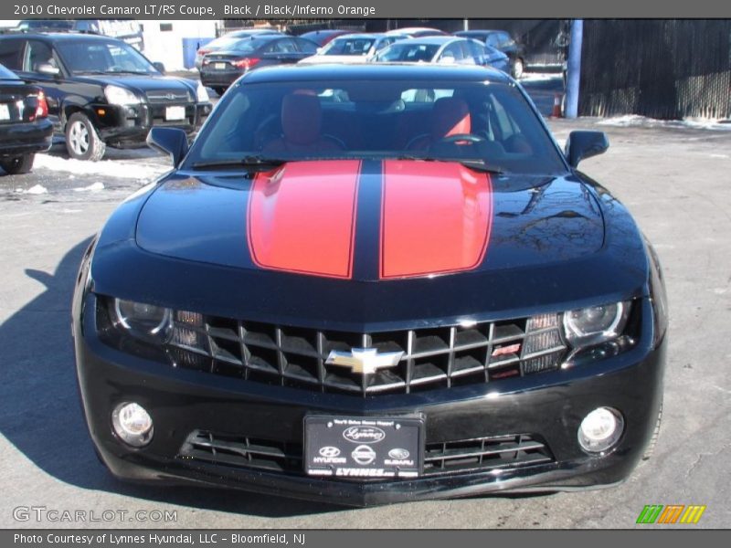 Black / Black/Inferno Orange 2010 Chevrolet Camaro LT/RS Coupe