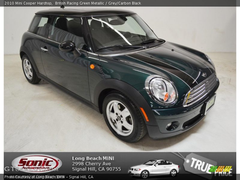 British Racing Green Metallic / Grey/Carbon Black 2010 Mini Cooper Hardtop