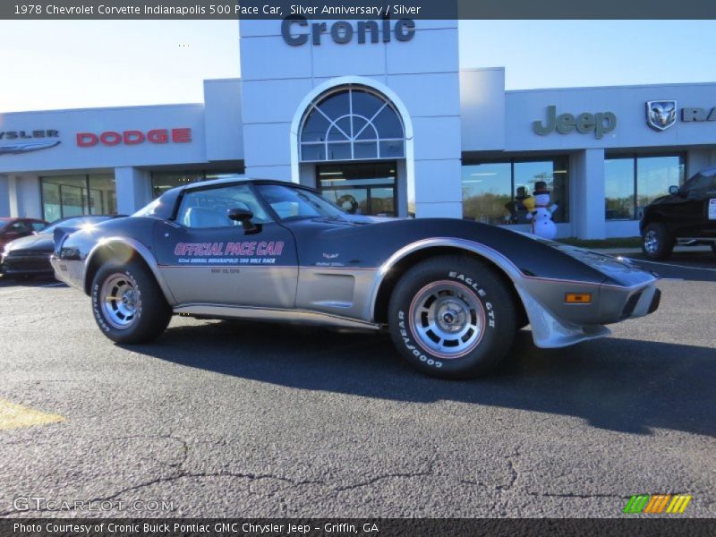 Silver Anniversary / Silver 1978 Chevrolet Corvette Indianapolis 500 Pace Car