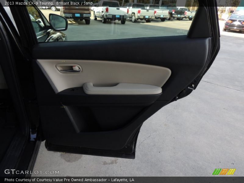 Brilliant Black / Sand 2013 Mazda CX-9 Touring