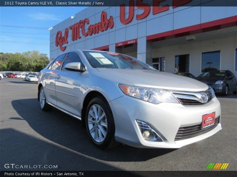 Classic Silver Metallic / Ivory 2012 Toyota Camry XLE V6