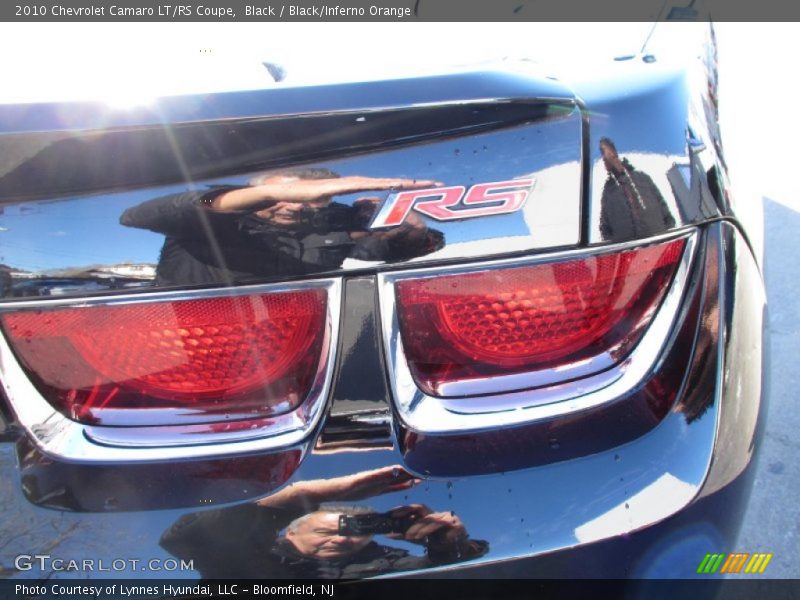 Black / Black/Inferno Orange 2010 Chevrolet Camaro LT/RS Coupe