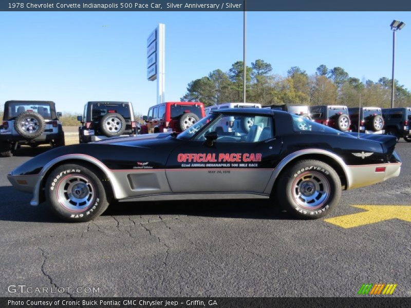  1978 Corvette Indianapolis 500 Pace Car Silver Anniversary