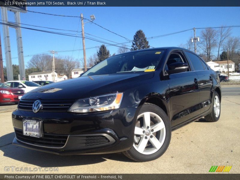 Black Uni / Titan Black 2013 Volkswagen Jetta TDI Sedan