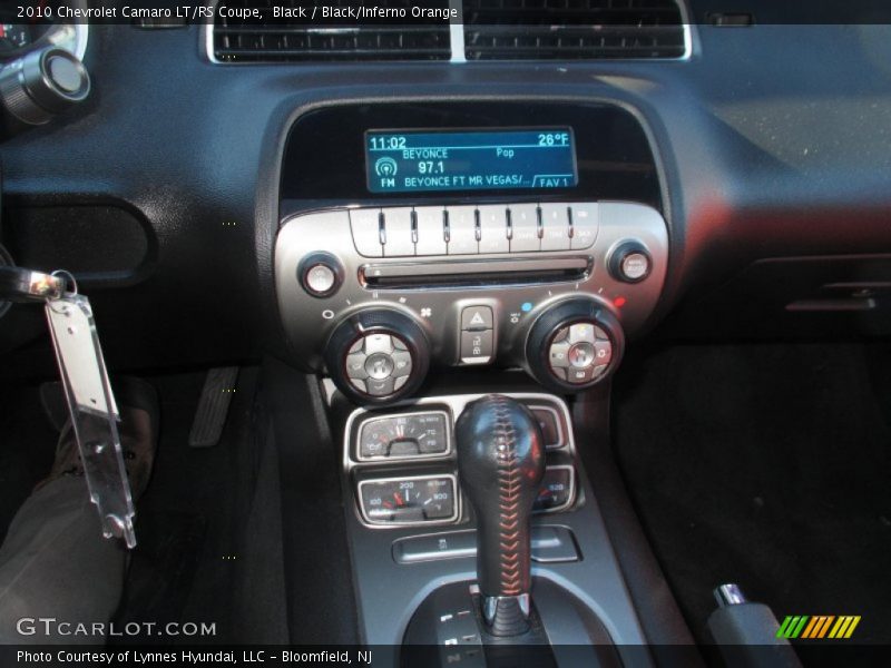 Black / Black/Inferno Orange 2010 Chevrolet Camaro LT/RS Coupe
