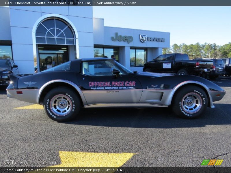 Silver Anniversary / Silver 1978 Chevrolet Corvette Indianapolis 500 Pace Car