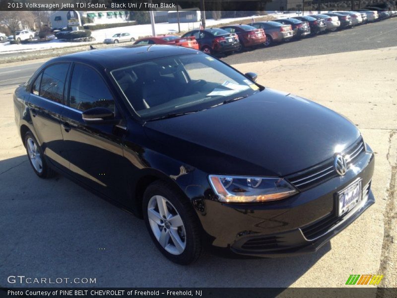 Black Uni / Titan Black 2013 Volkswagen Jetta TDI Sedan